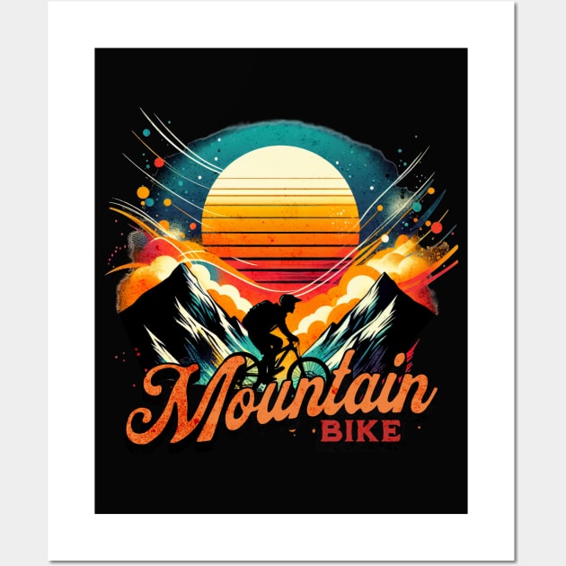 Outdoor Mountain Bike Design Wall Art by Miami Neon Designs